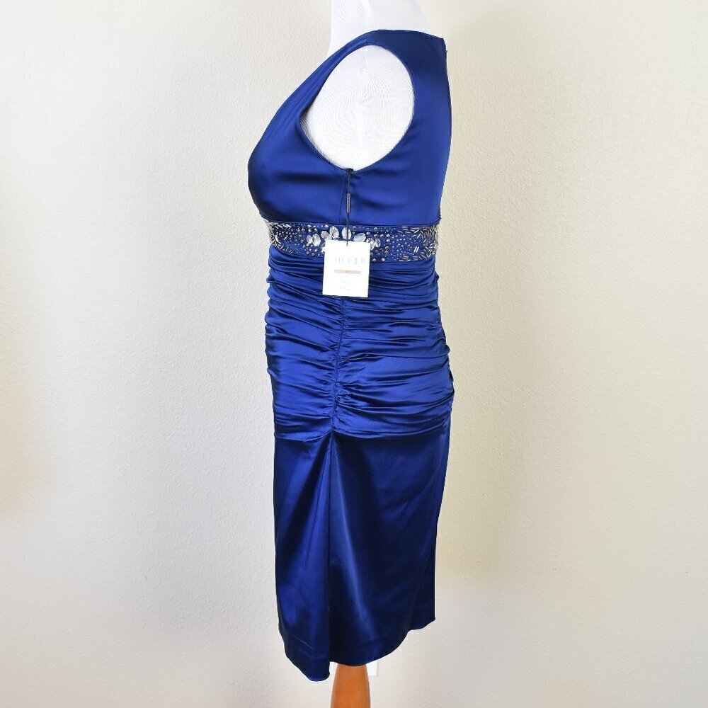 Calvin Klein Ruched Formal Sheath Dress NEW - 12 - Picture 7 of 12